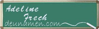 Adeline Frech Visitenkarte